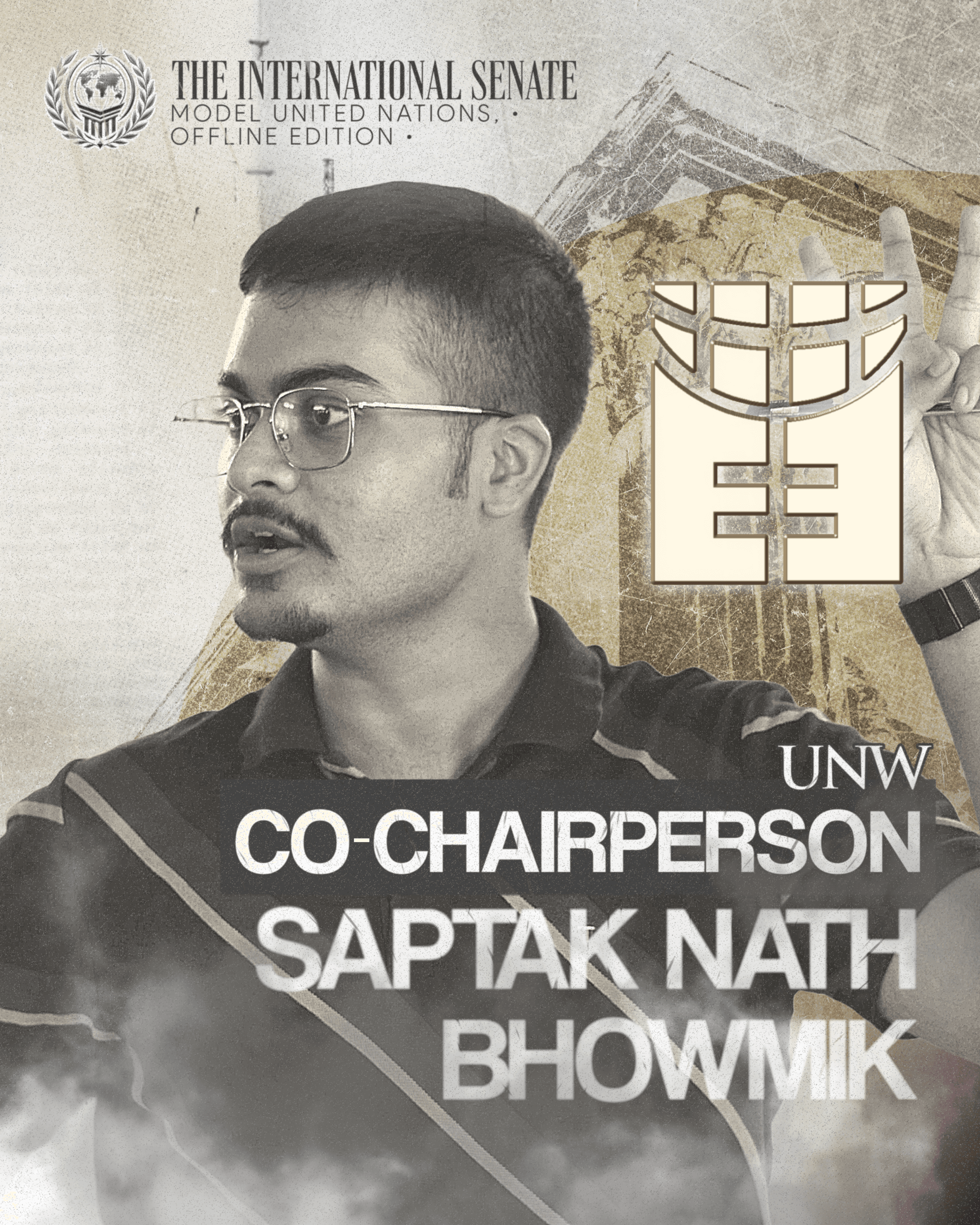 Saptak Nath Bhowmik, Co-Chairperson, UNW