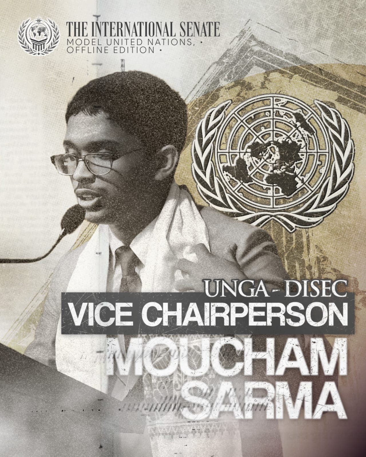 Moucham Sarma, Vice Chairperson, UNGA-DISEC